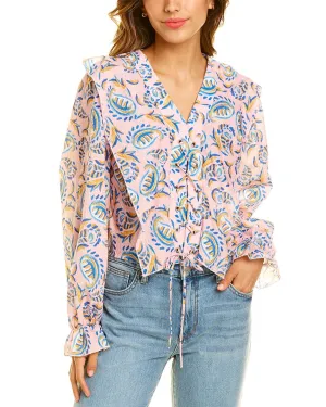 Beulah Seersucker Top
