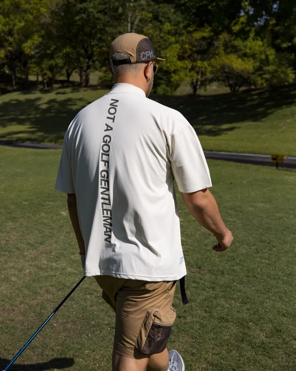 #CPHG GENTLEMAN MOCK NECK TEE OFF WHITE