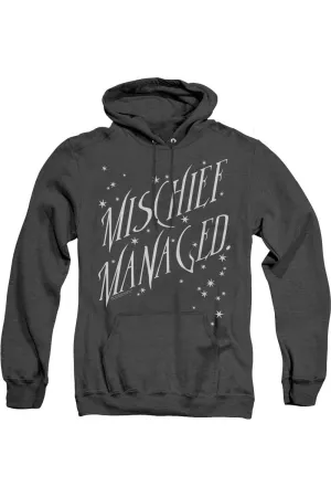 Harry Potter Mischief Managed 4 Adult Heather Hoodie / Hooded Sweatshirt