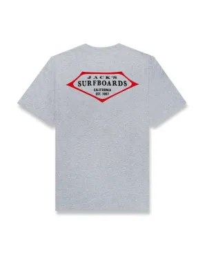 Retro Lam CF (Classic Fit) S/S Tee - Athletic Grey