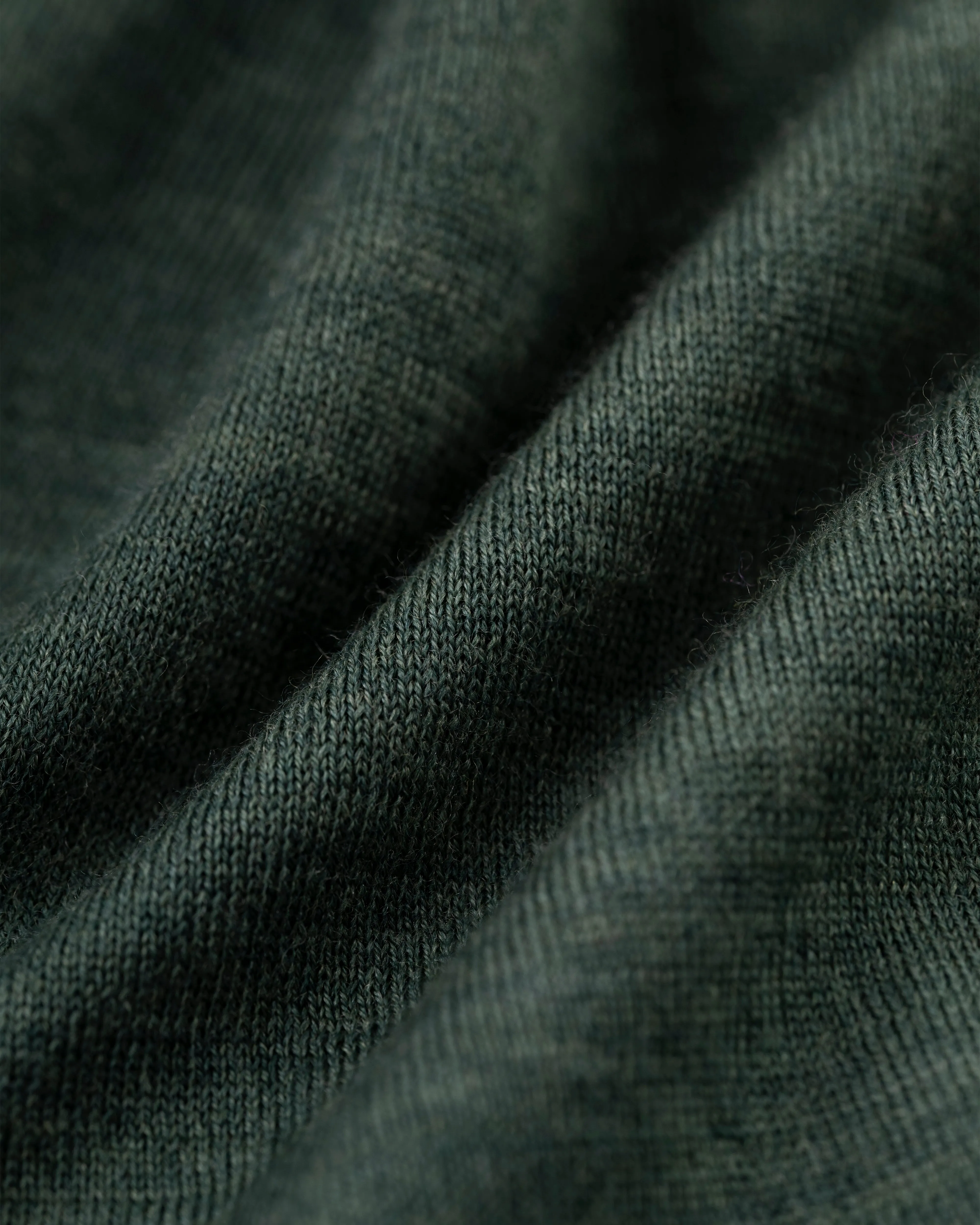 SUPERFINE MERINO WOOL SWEATER - GREEN