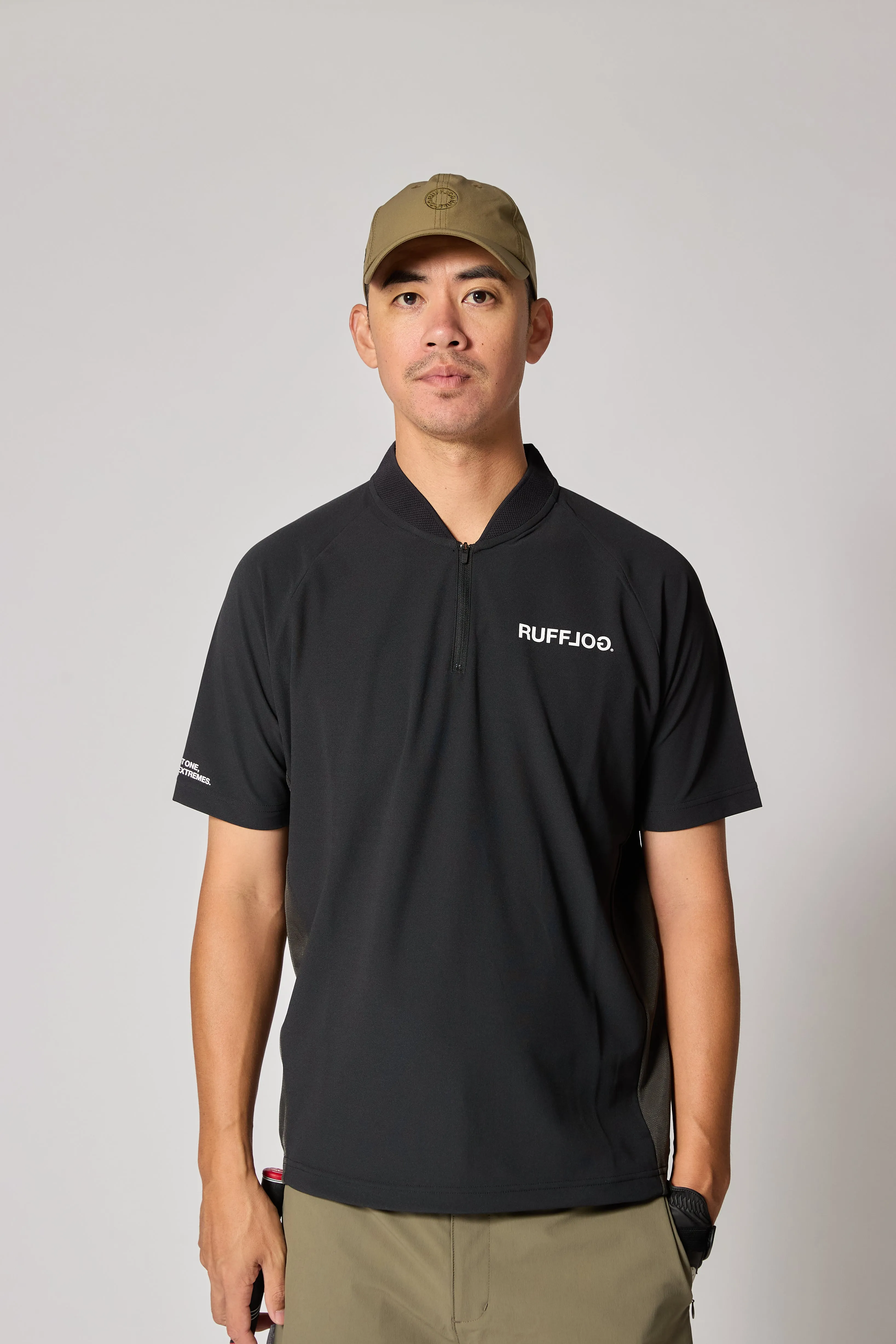 TC HENRY NECK BLACK