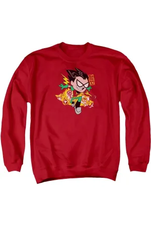 Teen Titans Go Robin Adult Crewneck Sweatshirt