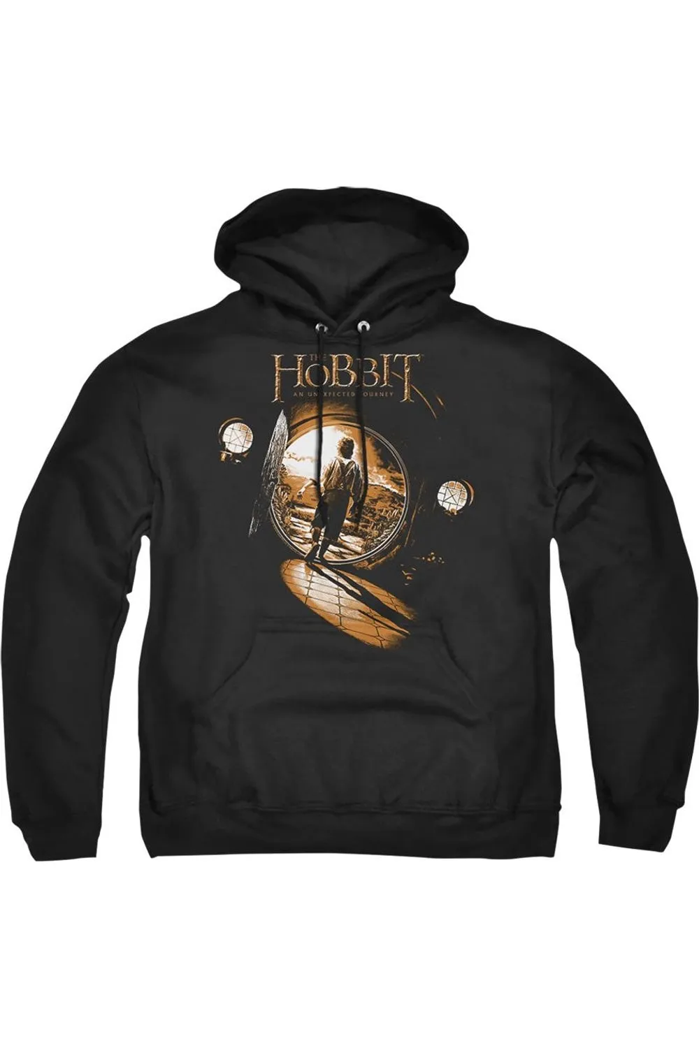 The Hobbit Hobbit Hole Adult Pull Over Hoodie / Hooded Sweatshirt